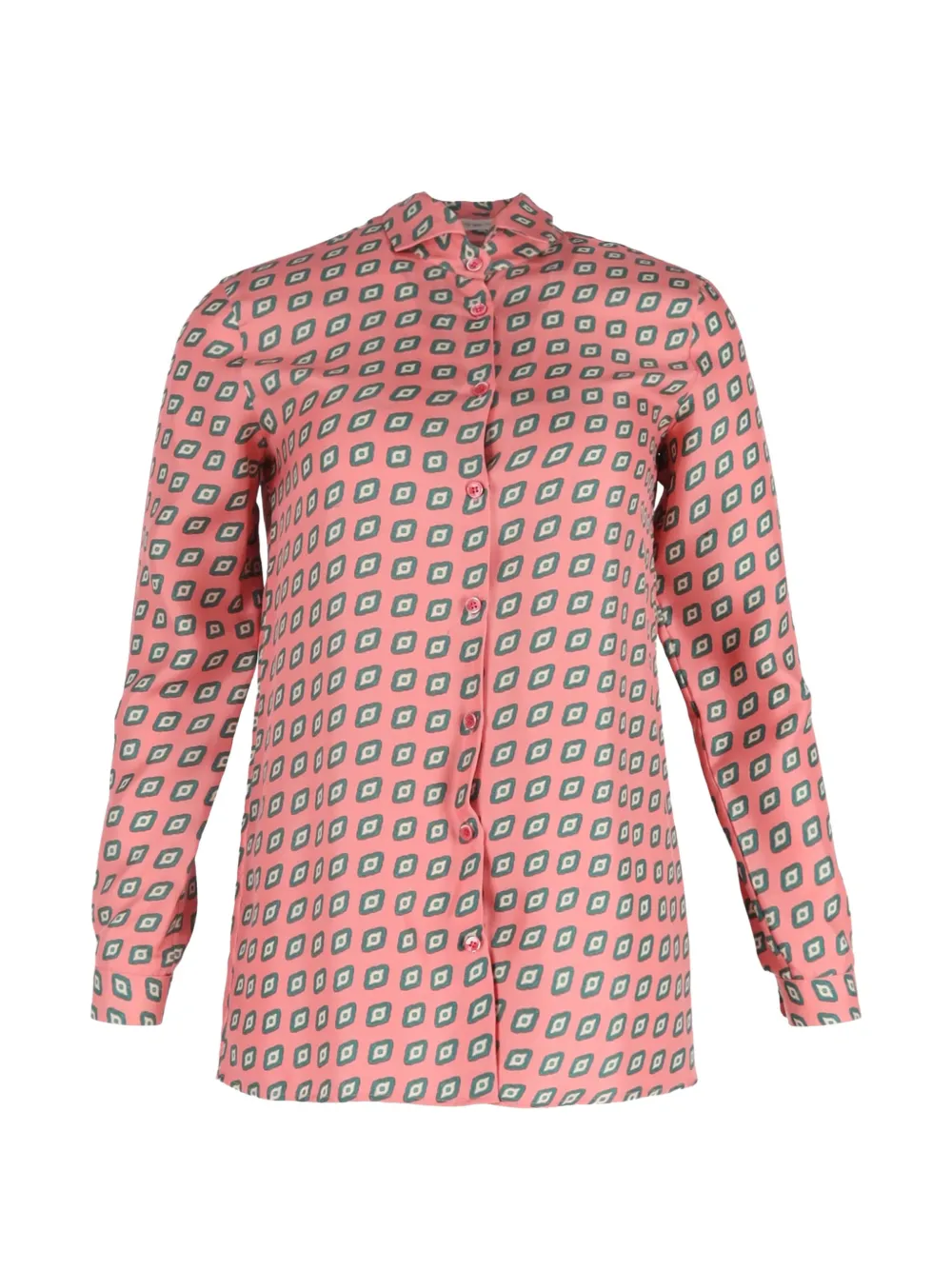 Etro Vintage printed button-up shirt - Rosa