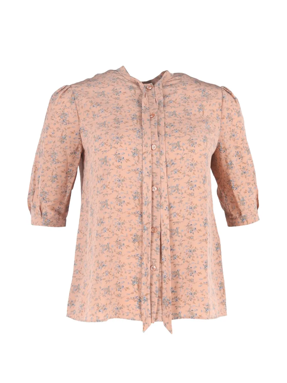Celine Pre-Owned floral-print blouse - Rosa