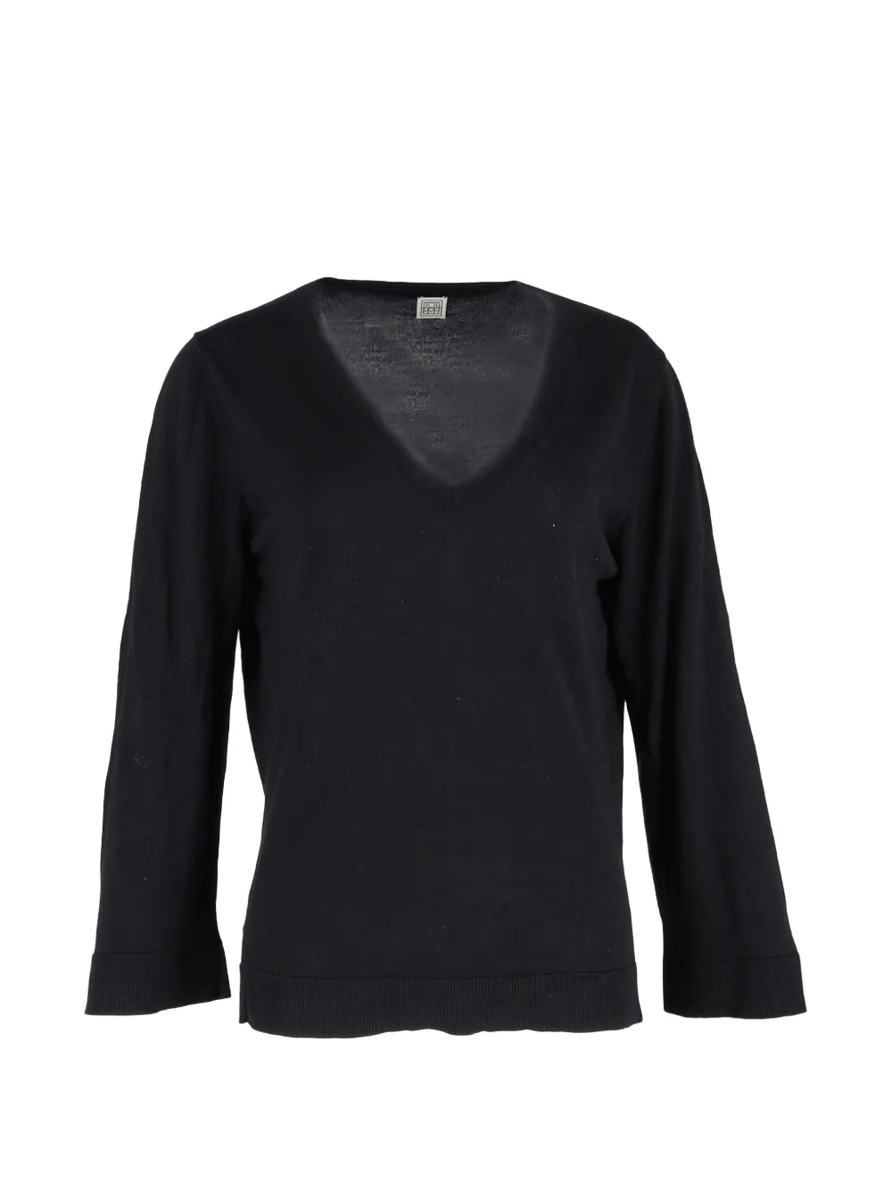 TOTEME V-neck sweater - Schwarz