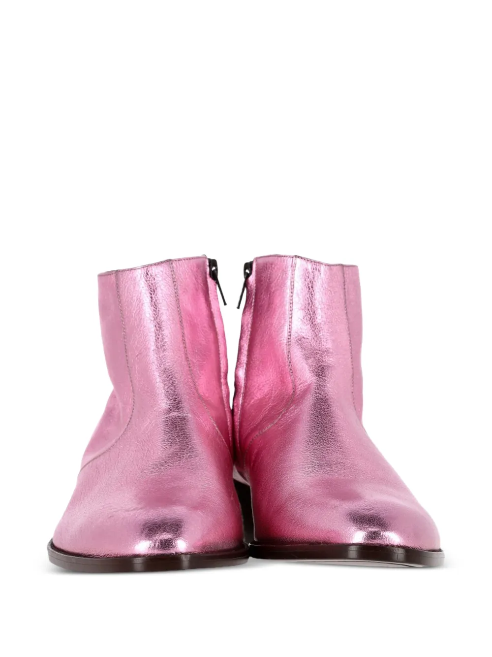 Almond-Toe Ankle Boots