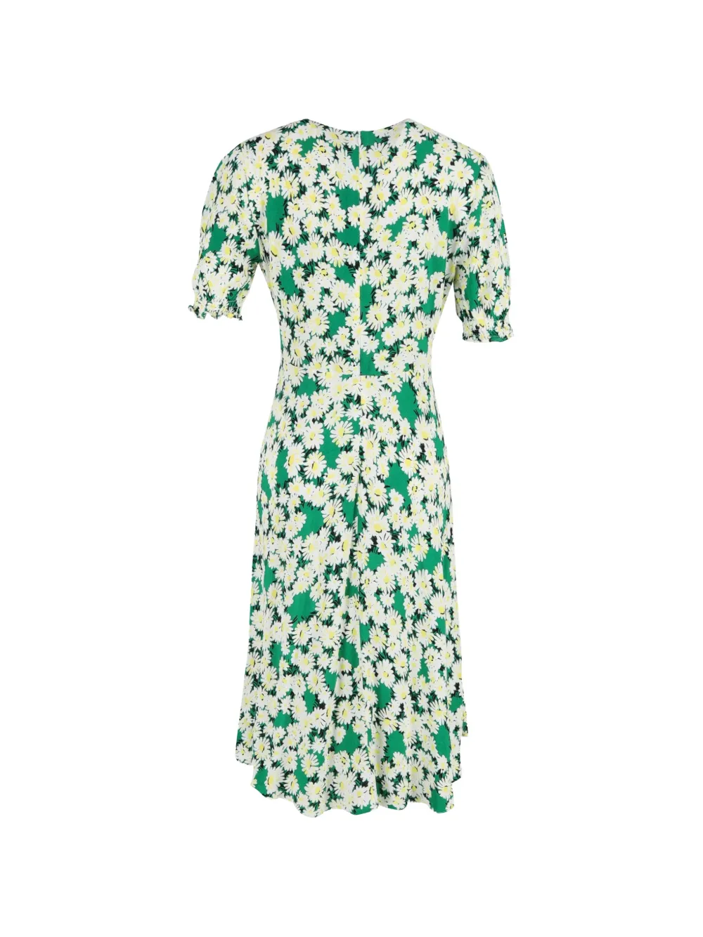 Diane Von Furstenberg Vintage daisy-print midi dress - Groen