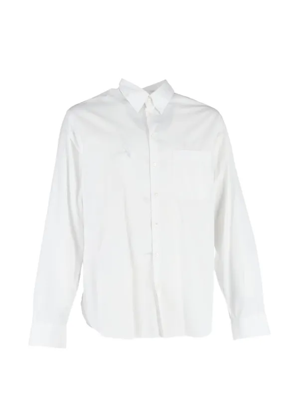 giorgio armani white dress shirt Linen Long Sleeve Dress Shirt