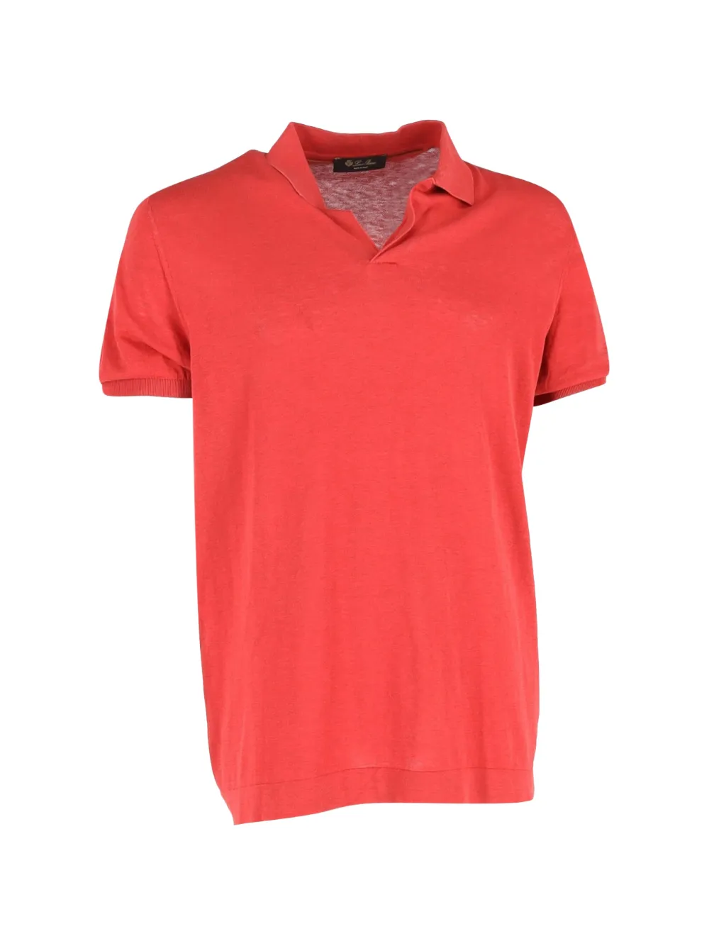 Loro Piana Pre-Owned cotton pique polo shirt - Rosso