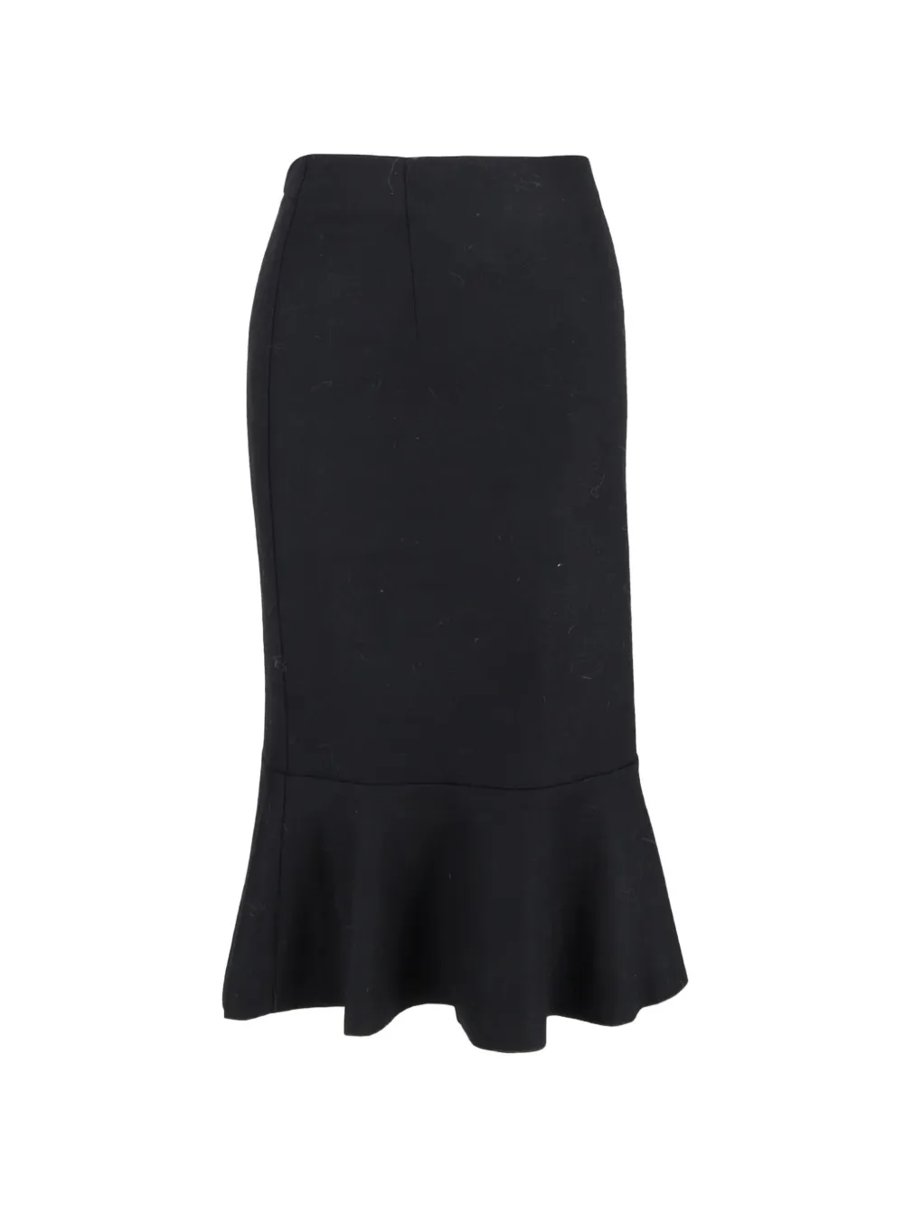 Max Mara peplum midi skirt - Zwart