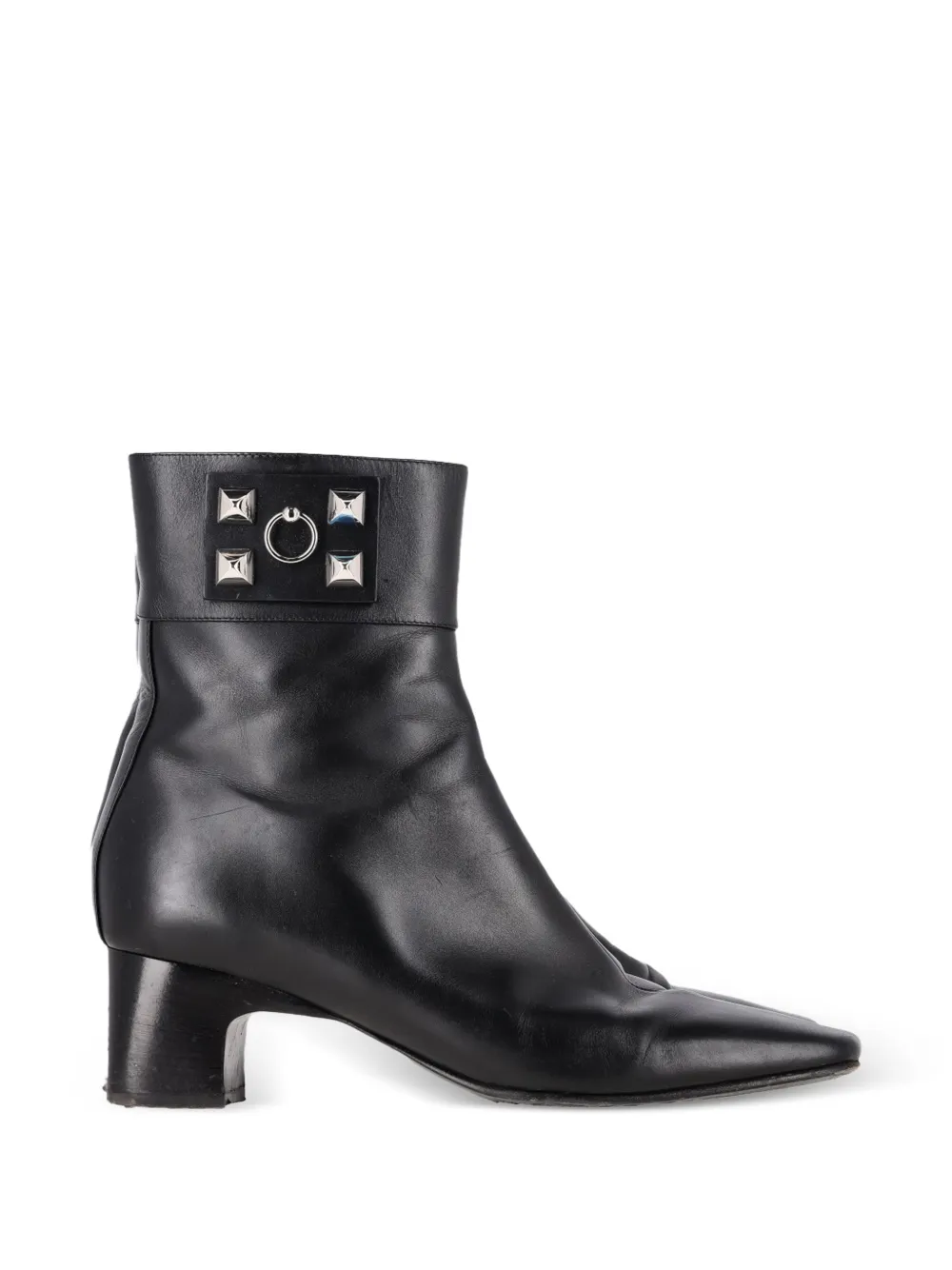 Hermès Pre-Owned leather ankle boots - Nero