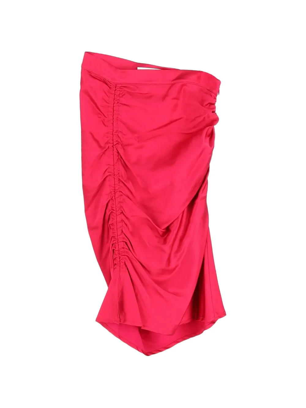 GCDS ruched mini skirt - Rosso