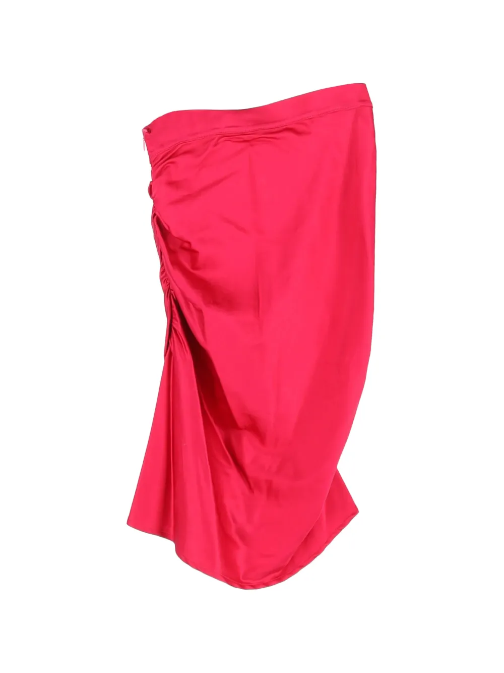 GCDS ruched mini skirt - Rood