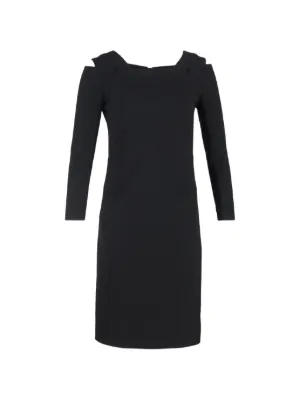 Roland Mouret ロングスリーブ ドレス | ブラック | FARFETCH JP
