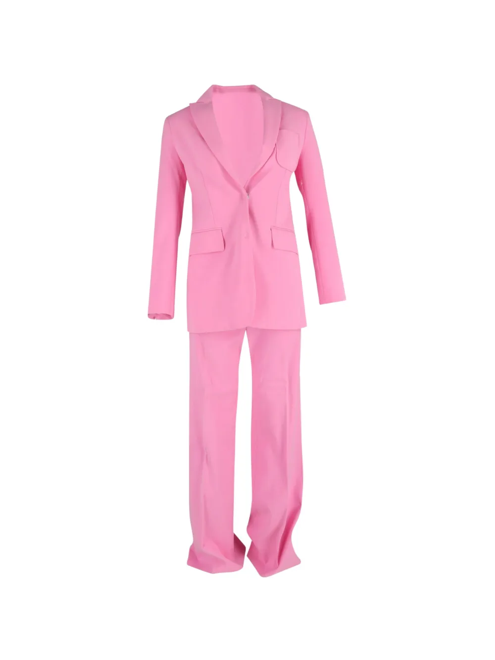 Pre-owned Joseph Single-breasted Wool Suit In Pink