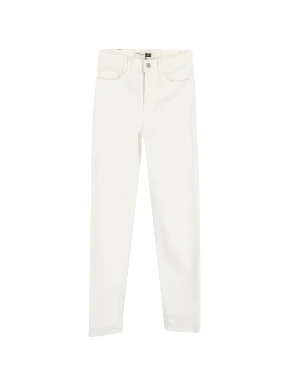 Giambattista Valli Vintage x 7 For All Mankind high-waist cotton trousers - Bianco