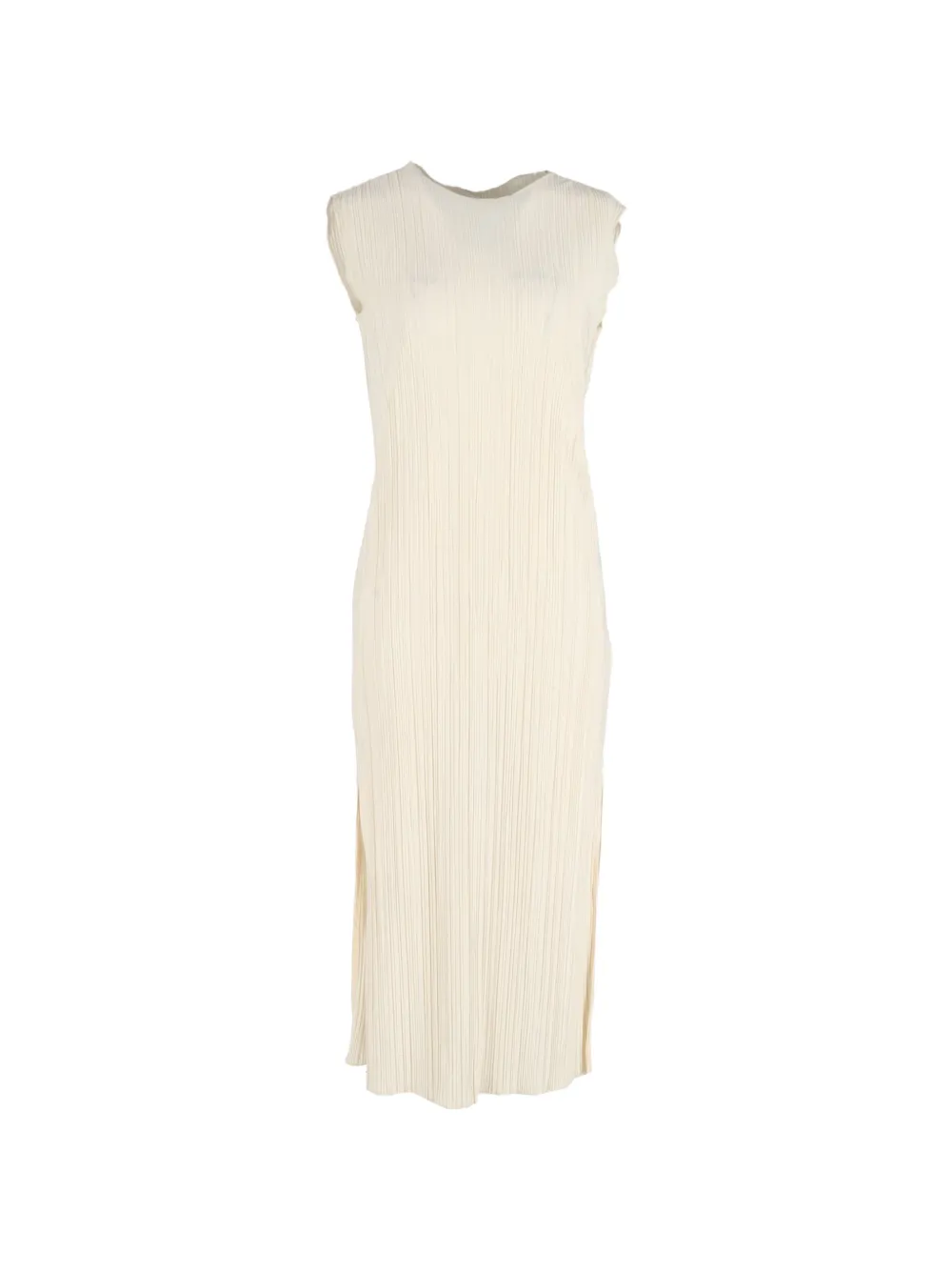 ANINE BING pleated midi dress - Toni neutri