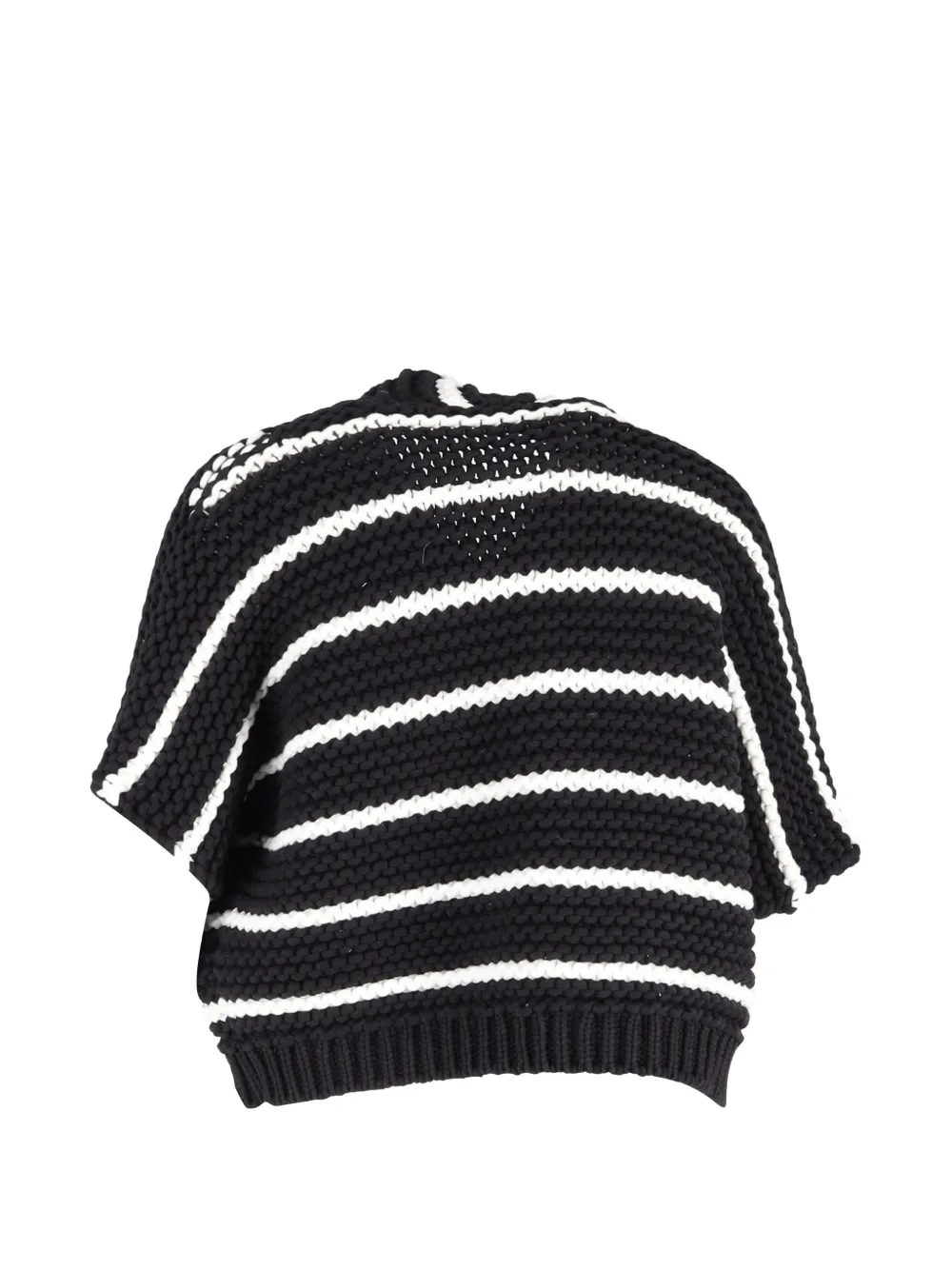 Striped Open Cardigan