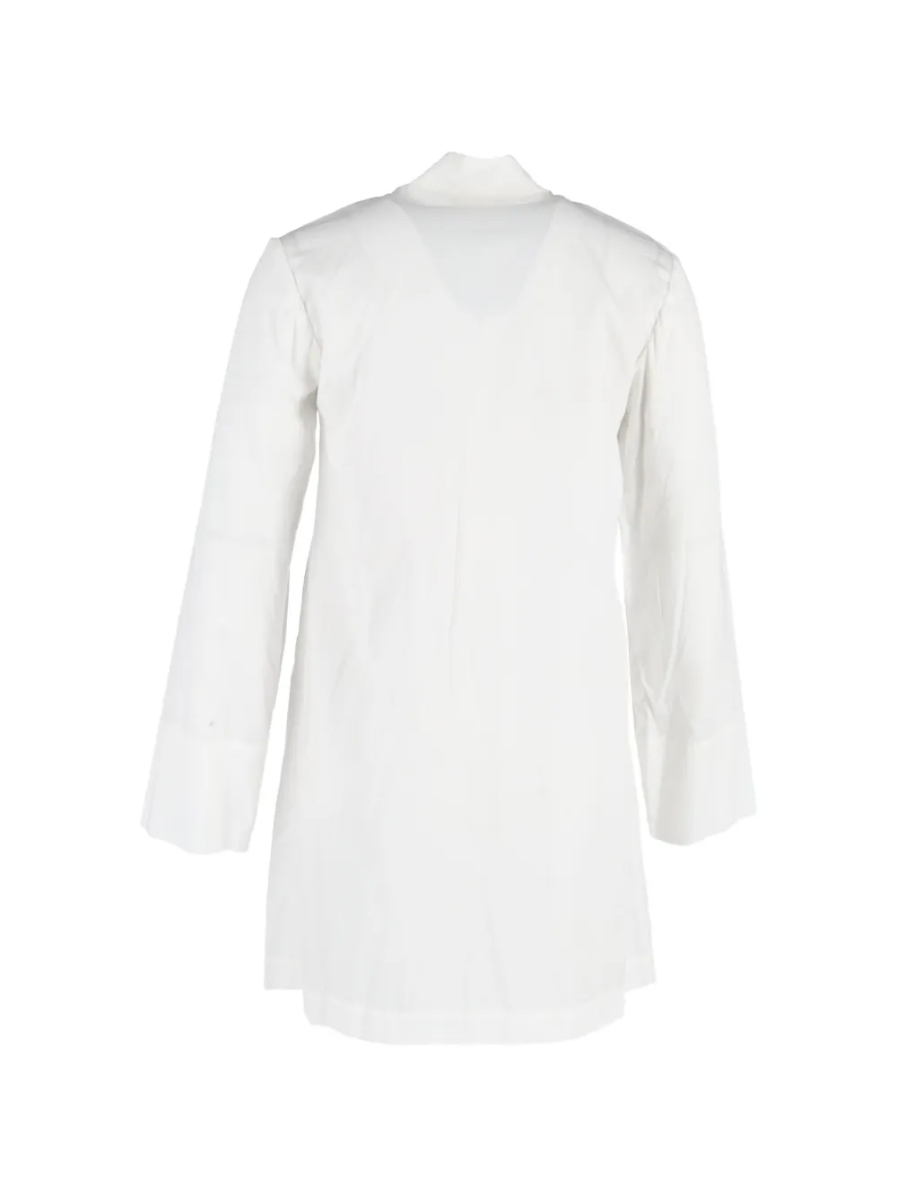 Comme Des Gar&ccedil;ons Pre-Owned mandarin-style mini dress - Wit