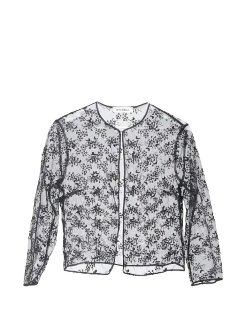 Sportmax Vintage top con logo bordado