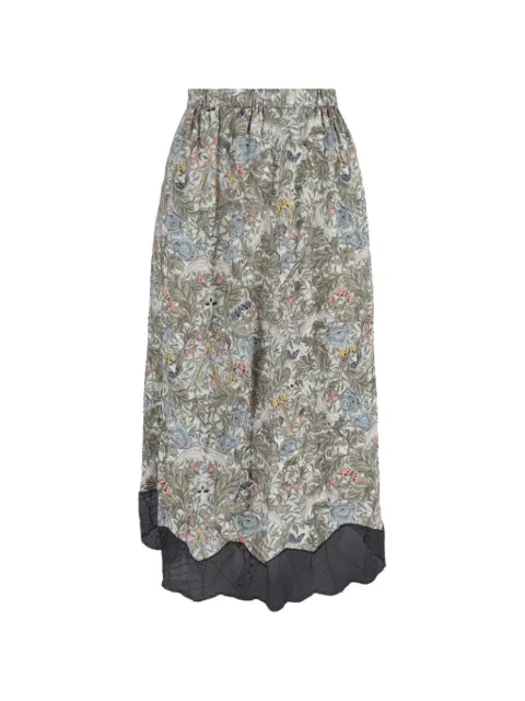 Zadig&Voltaire floral-print lace skirt
