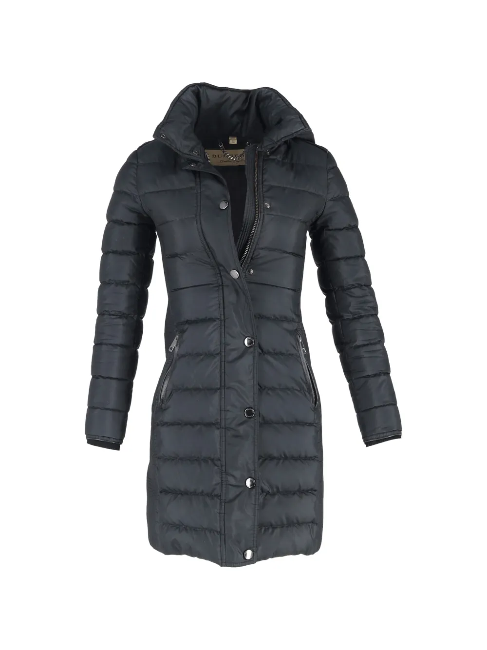 Burberry Pre-Owned down single-breasted coat - Nero