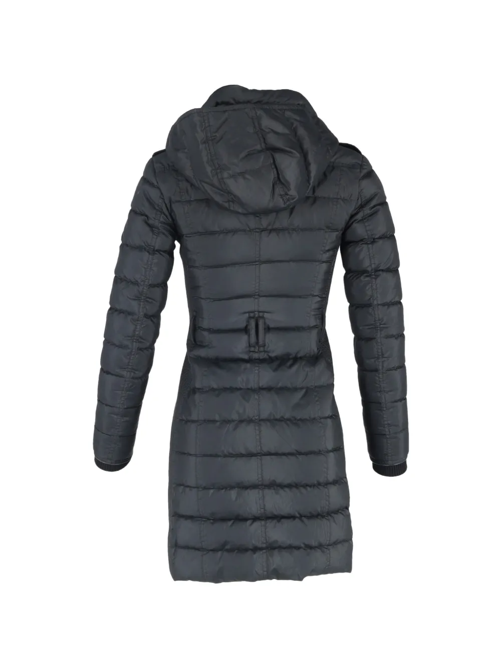 Burberry Pre-Owned down single-breasted coat - Zwart