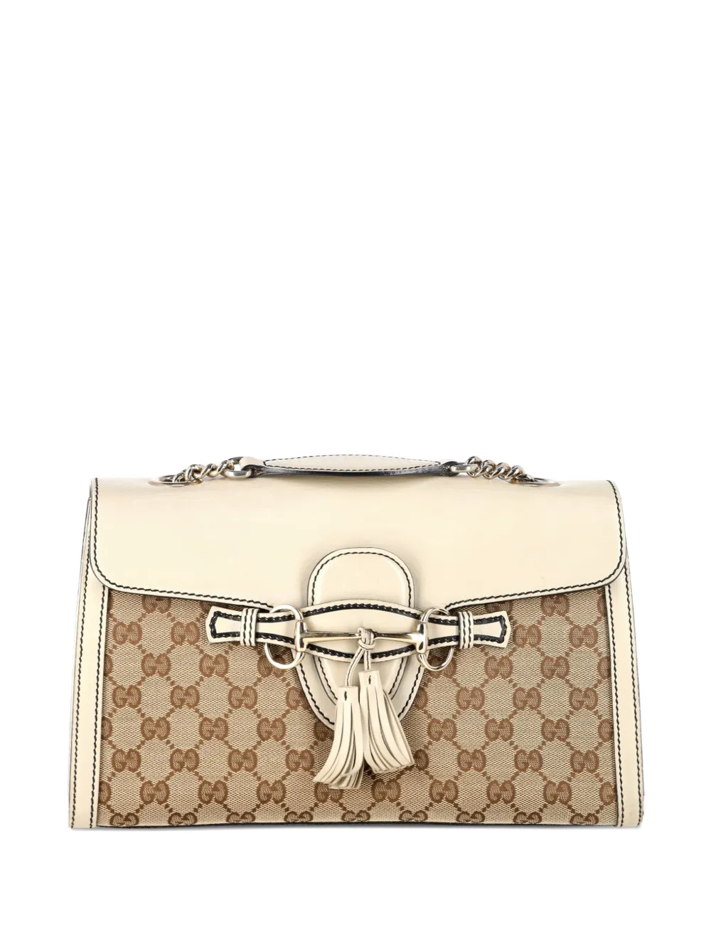 Gucci Pre-Owned Emily GG canvas shoulder bag - Toni neutri
