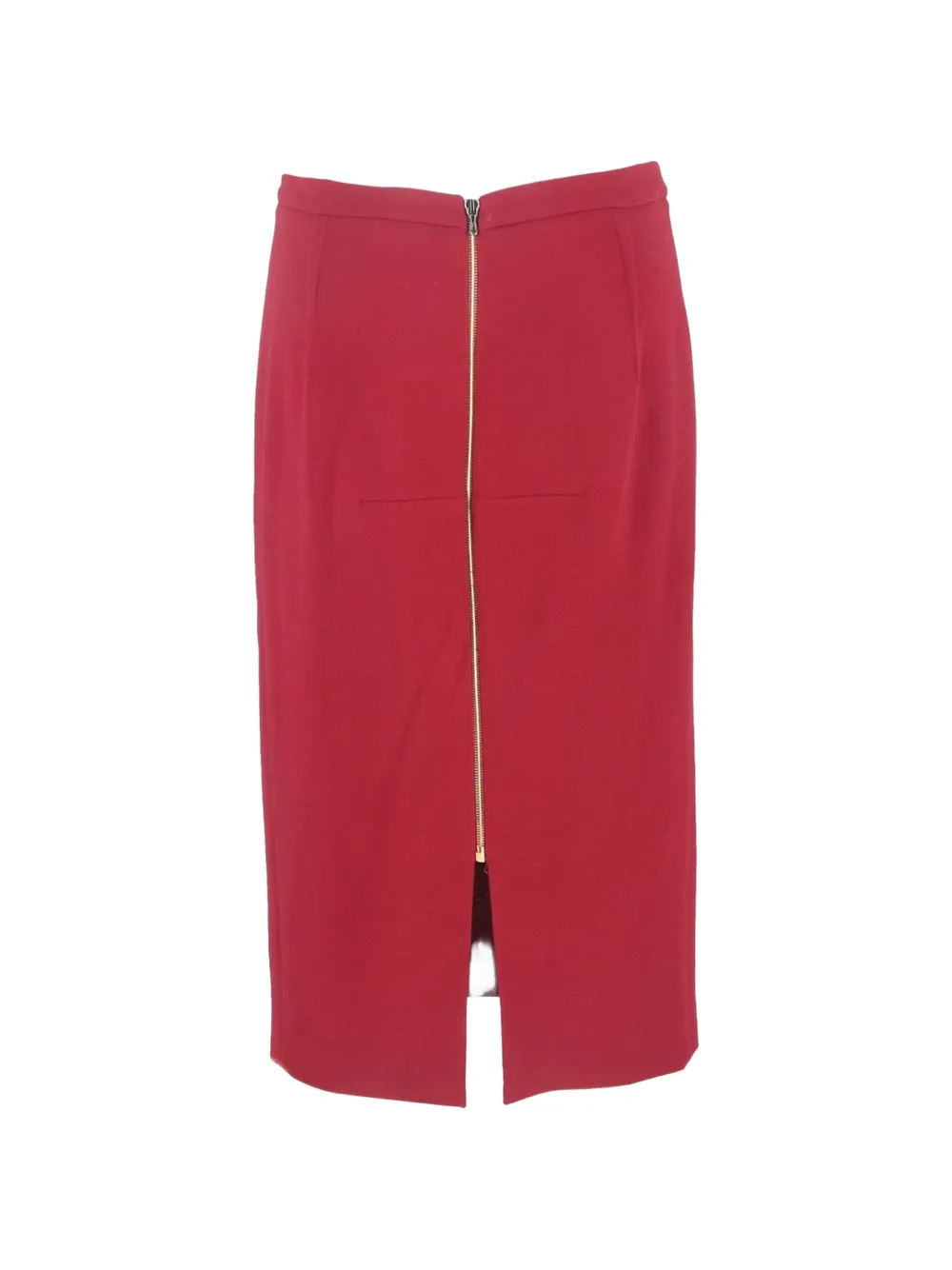 Roland Mouret zipped midi pencil skirt - Rood