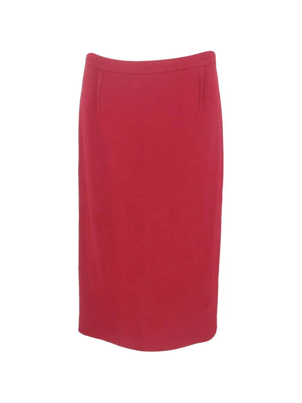 Roland Mouret zipped midi pencil skirt - Rosso