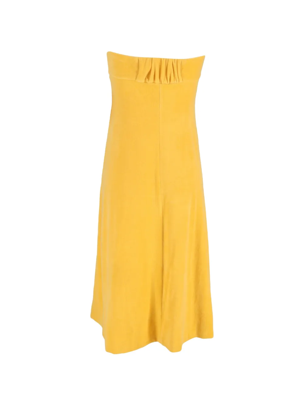 ZIMMERMANN Jeannie tie-front midi dress - Geel