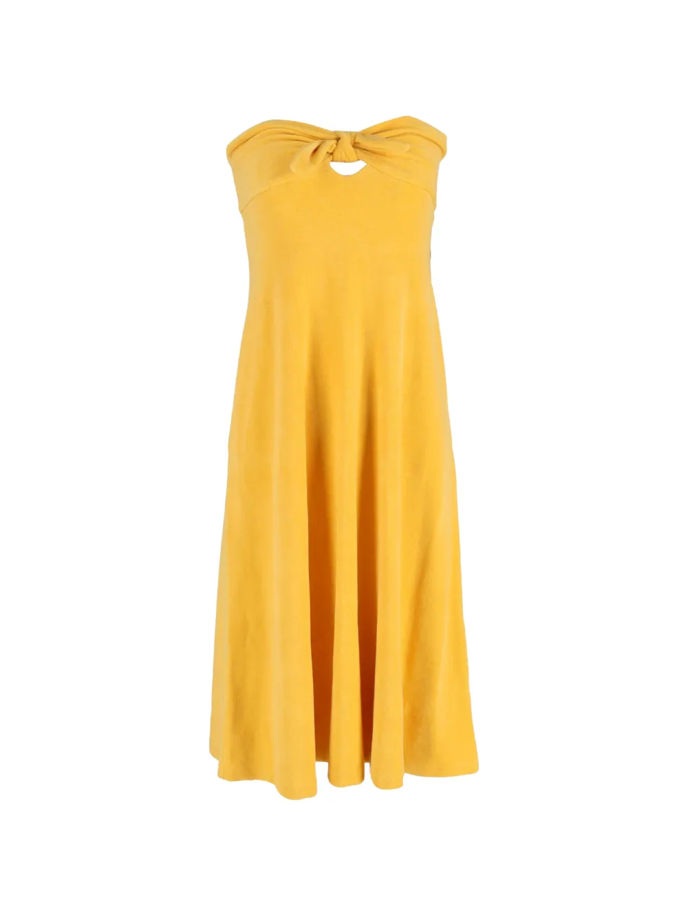 ZIMMERMANN Jeannie tie-front midi dress - Giallo