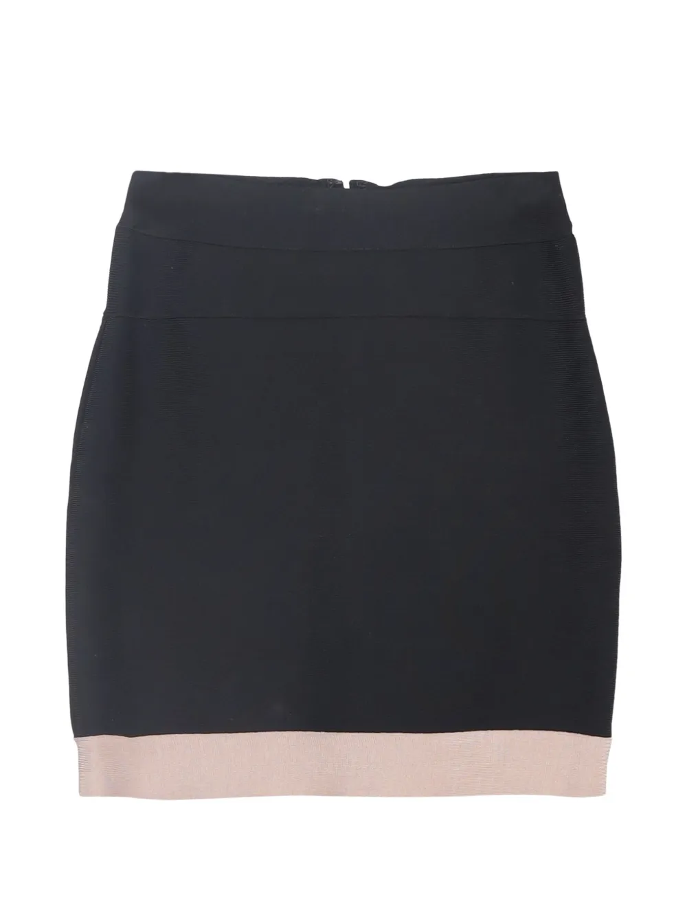 Herve Leger zip-fastening mini skirt - Nero