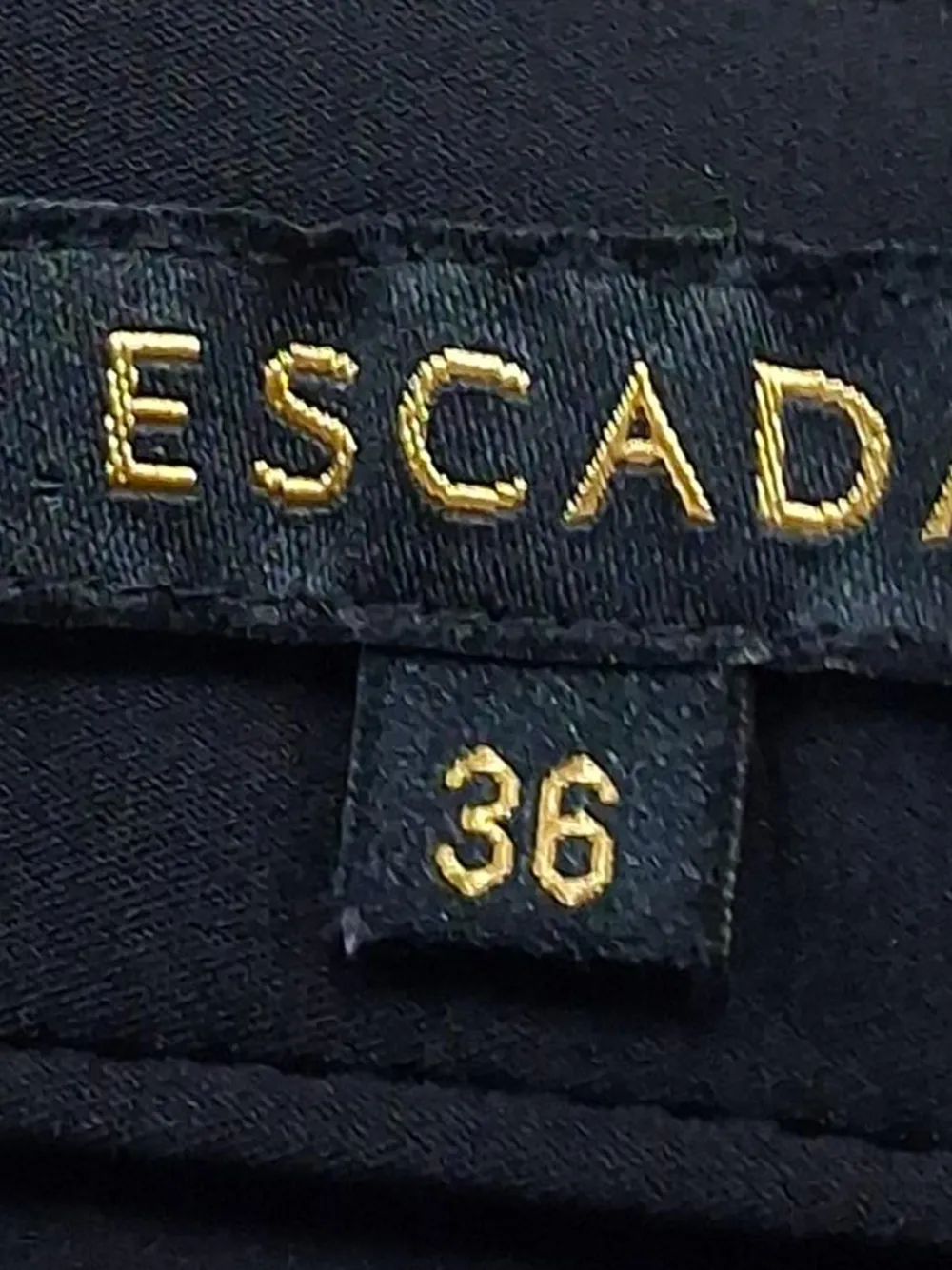  Escada Pre-owned Pantaloni Dritti - Nero 