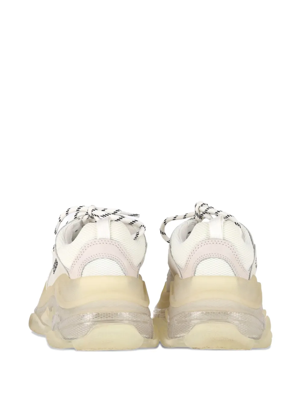 Balenciaga Pre-Owned Triple S logo-detail sneakers - Beige