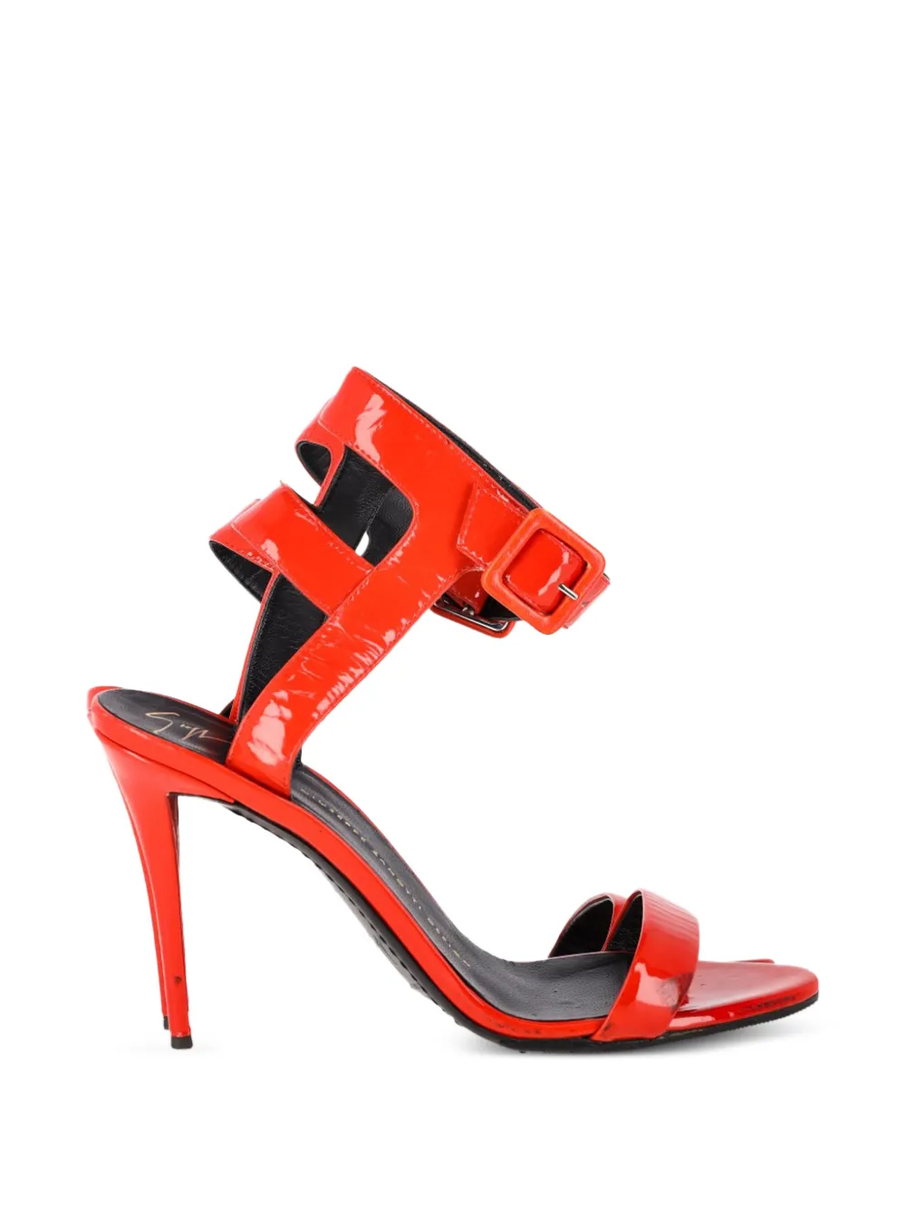 Giuseppe Zanotti Vintage strap leather sandals - Rosso