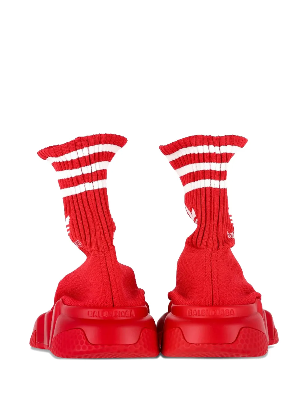 Balenciaga Pre-Owned x Adidas knit speed 3.0 sneakers - Rood