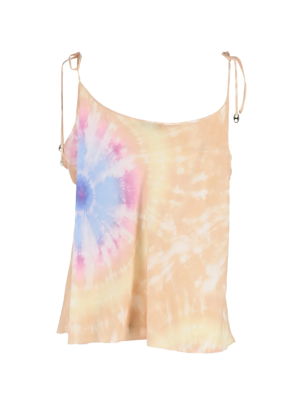 Paco Rabanne Pre-Owned tie-dyed self-tie top - Toni neutri