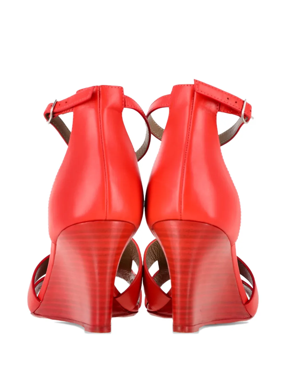 Herm&egrave;s Pre-Owned Legend wedge sandals - Rood