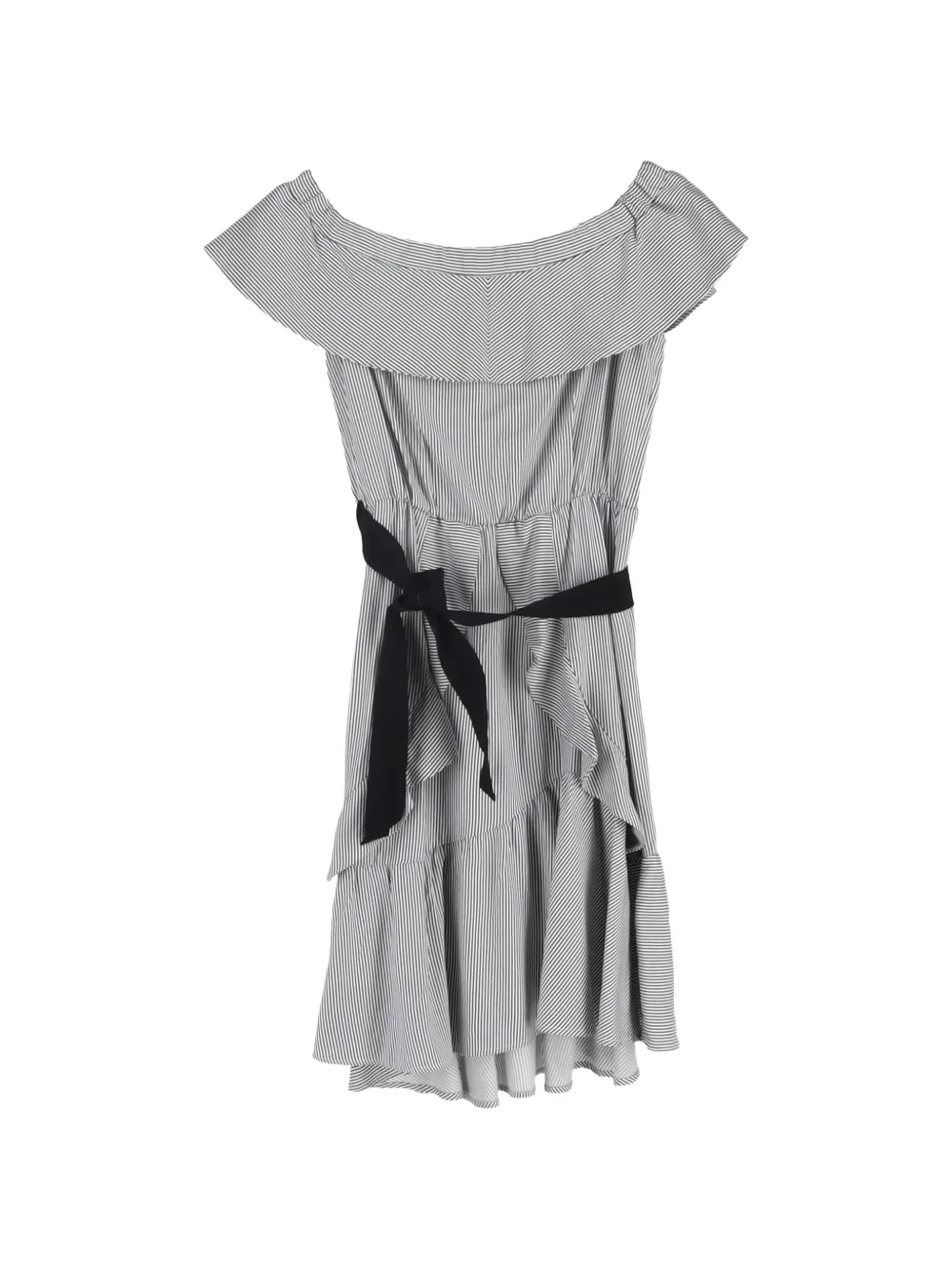 Maje Rigate mini dress - Grigio