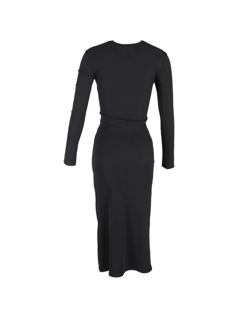 Christopher Esber Orbit cut-out long-sleeve midi dress - Zwart