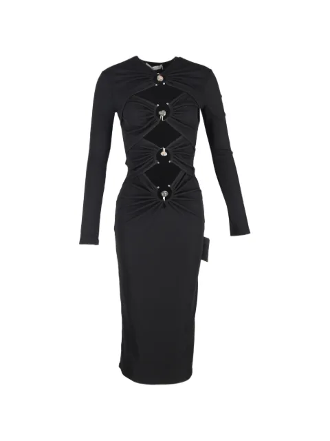 Christopher Esber Orbit cut-out long-sleeve midi dress