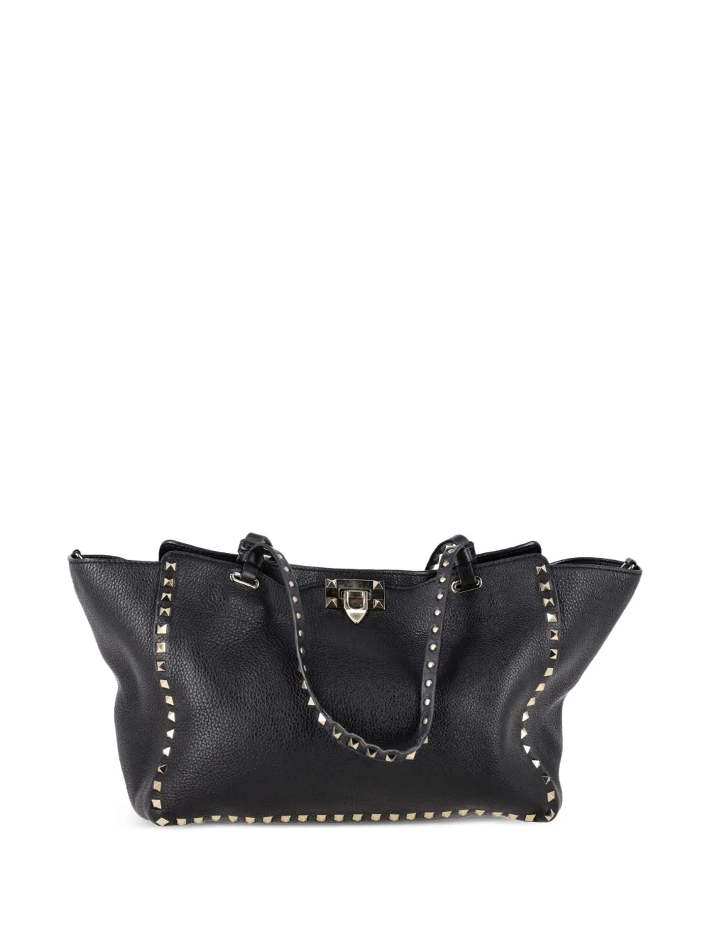 Valentino Garavani Pre-Owned medium rockstud tote bag - Nero