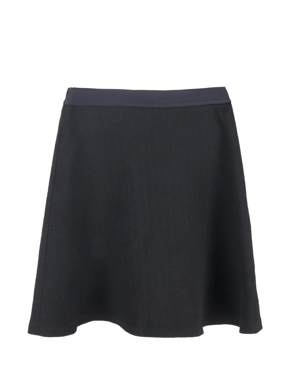SANDRO textured A-line skirt - Zwart