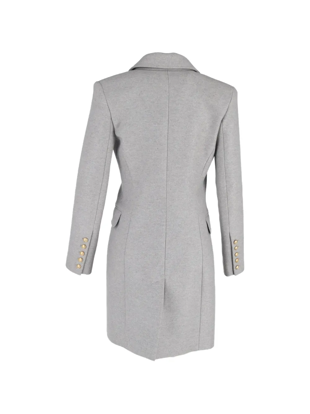 Balmain Pre-Owned 2022 double-breasted coat - Grijs