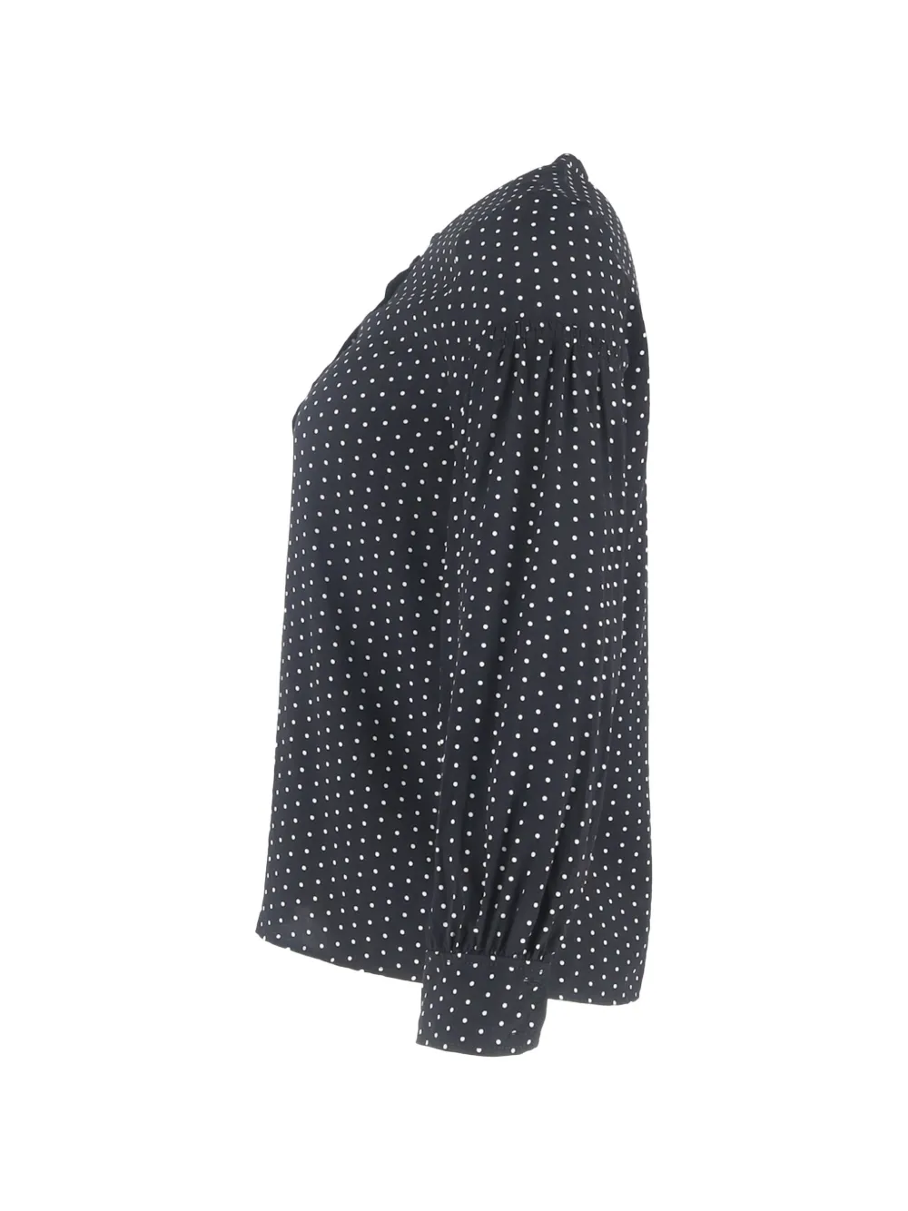  A.p.c. Polka-dot Pattern Long Sleeve Blouse - Black 