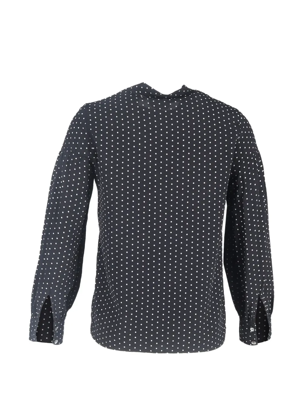 A.p.c. Polka-dot Pattern Long Sleeve Blouse - Black 