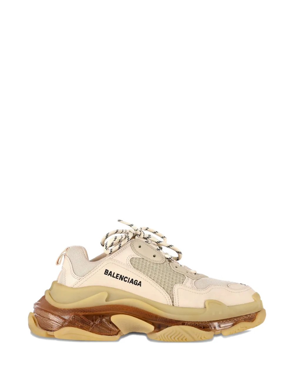 Balenciaga Pre-Owned Triple S layered-sole sneakers - Nude