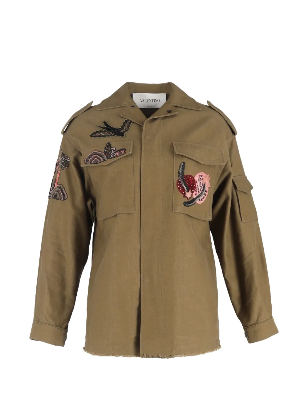 Valentino Garavani Pre-Owned embroidered-detail jacket - Verde