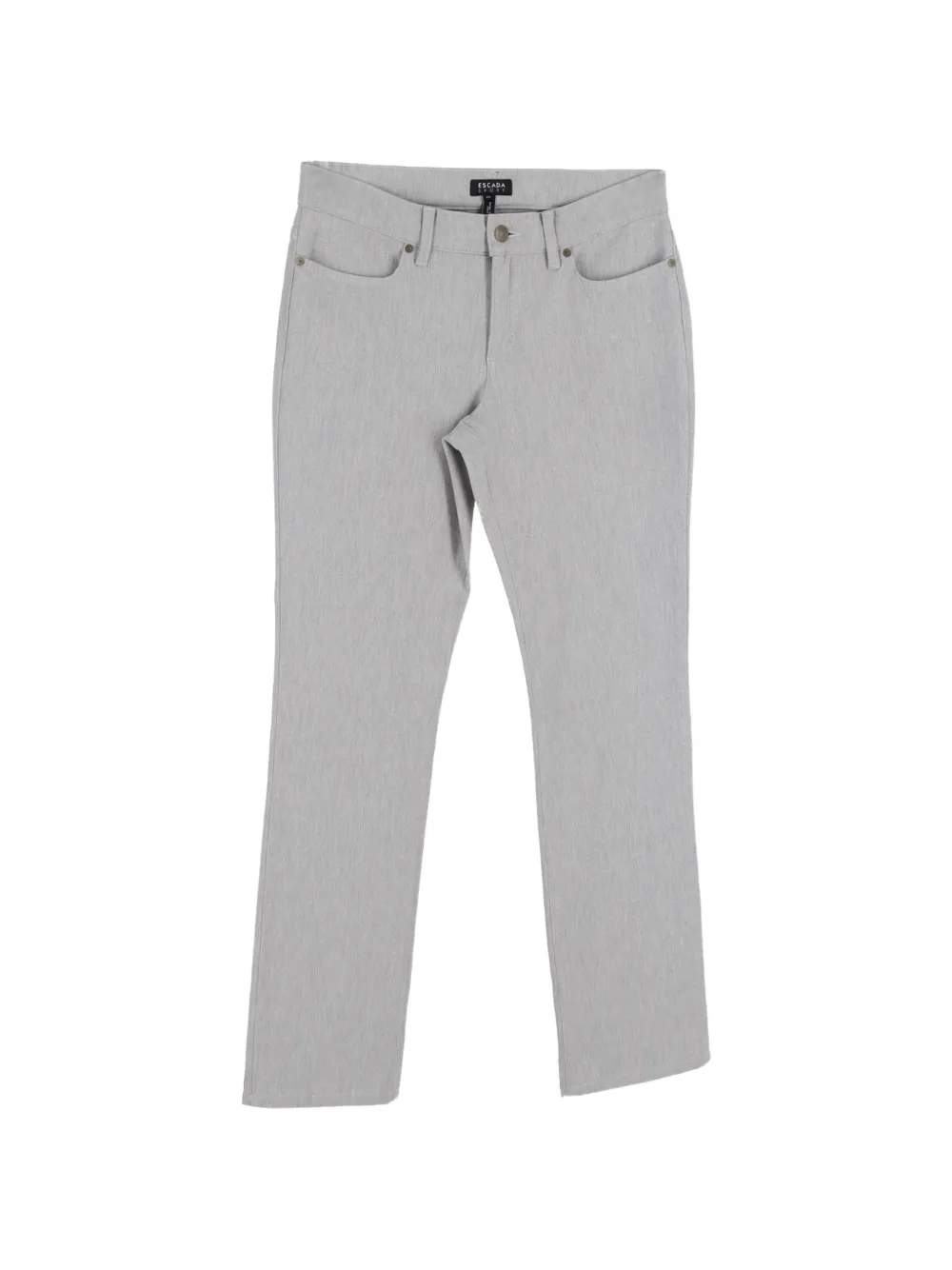 Escada Pre-Owned straight-leg trousers - Grigio