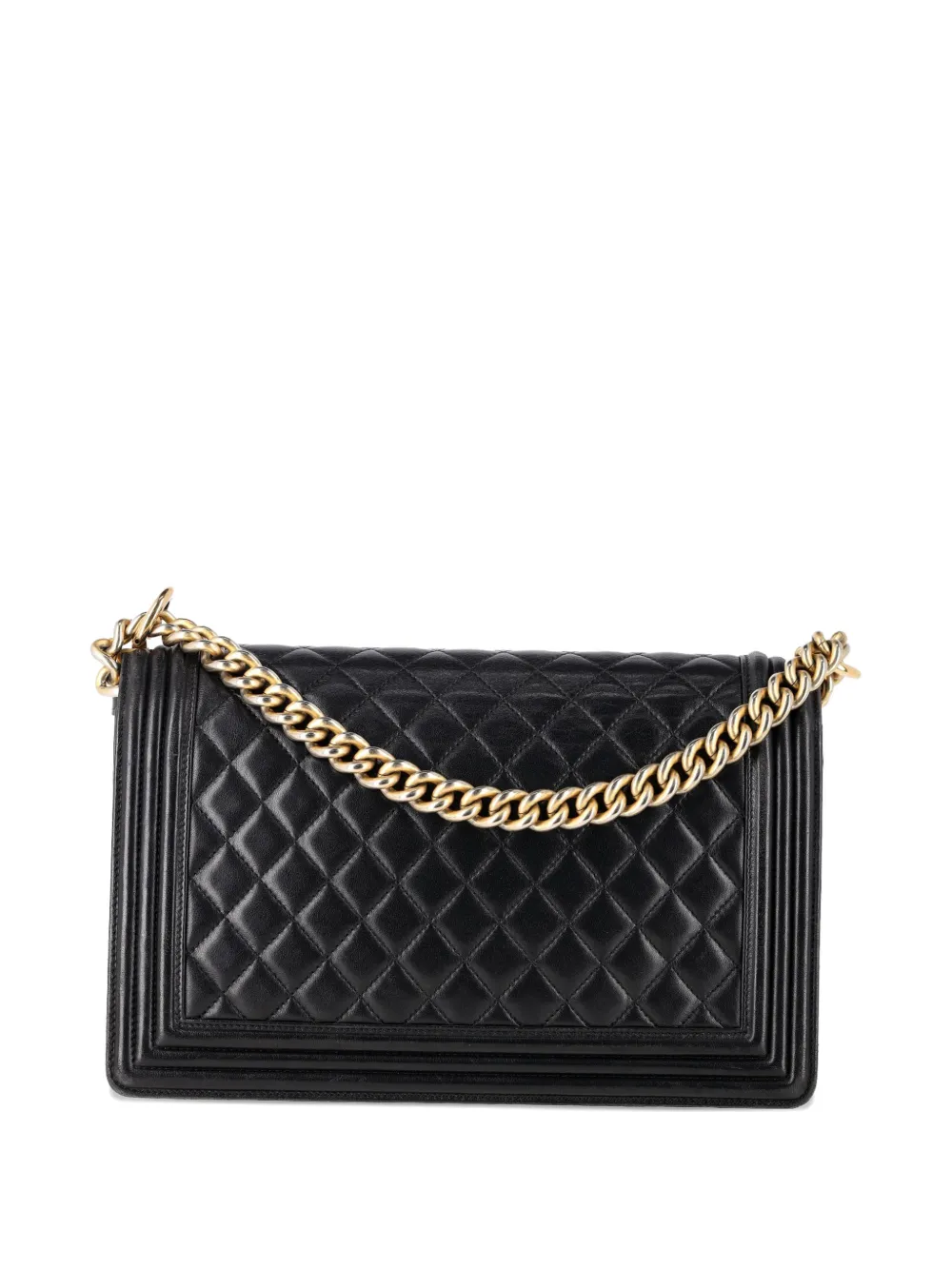 CHANEL Pre-Owned New Boy medium gewatteerde schoudertas - Zwart