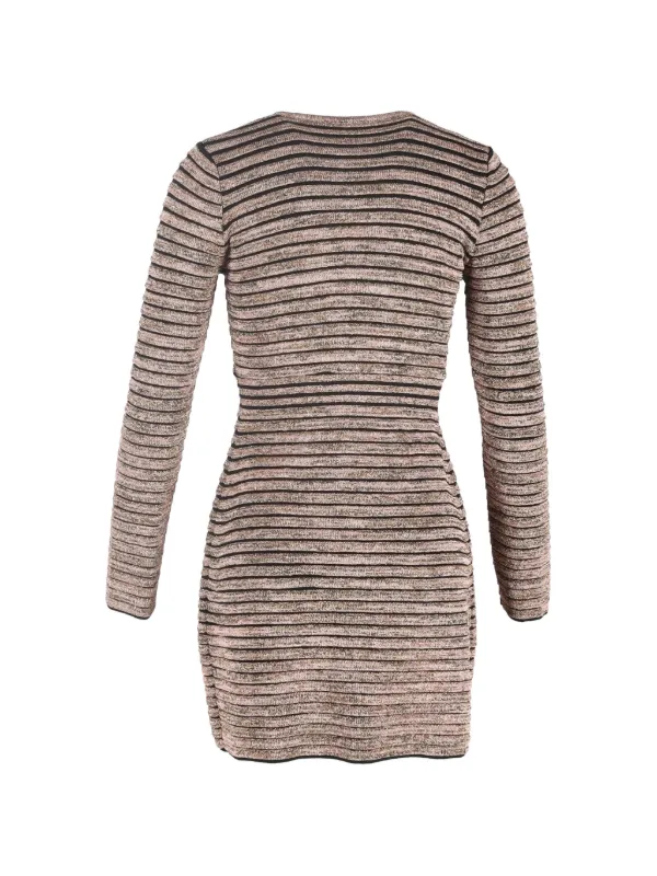 Missoni Pre-Owned Lurex Knitted Mini Dress | Pink