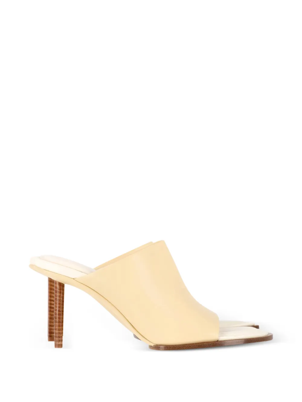 Jacquemus Pre-Owned leather heel sandals - Nude