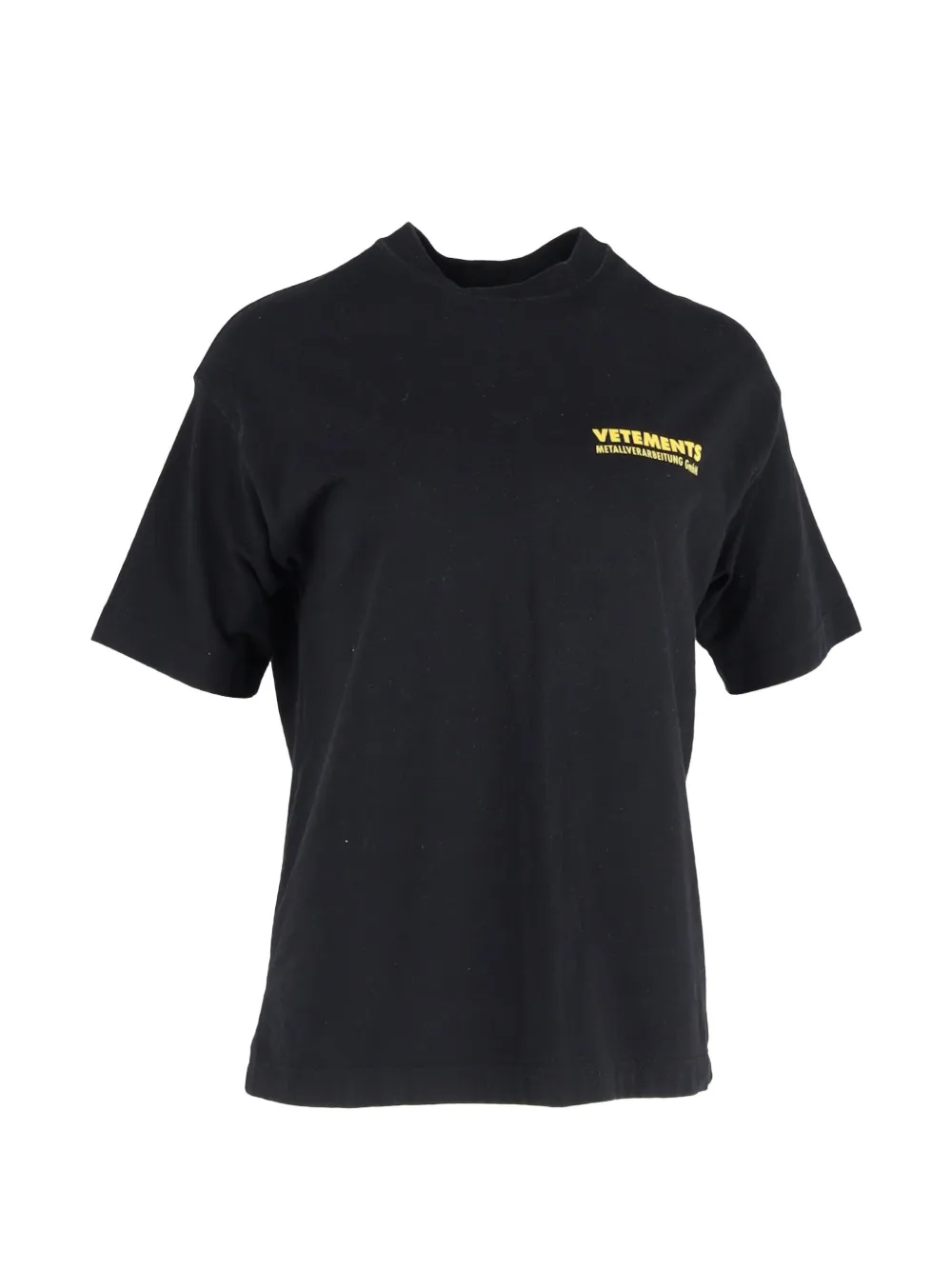 VETEMENTS logo-print oversized T-shirt - Nero