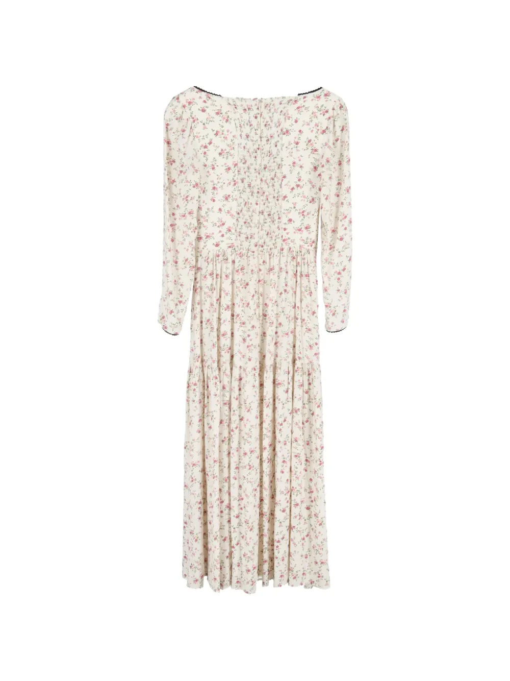 Reformation floral-print midi dress - Beige