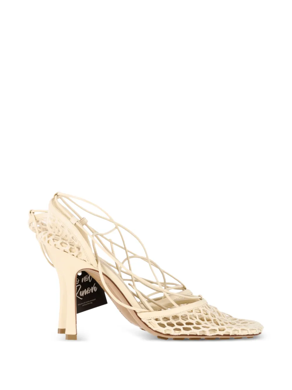 Bottega Veneta Pre-Owned ankle tie sandals - Nude